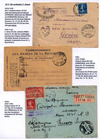 WWI - FIGHTINGS IN BALKANS – sheet 80