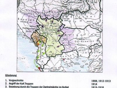 WWI - FIGHTINGS IN BALKANS