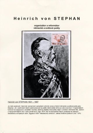 HEINRICH VON STEPHAN 1831-1897 – Blatt 1