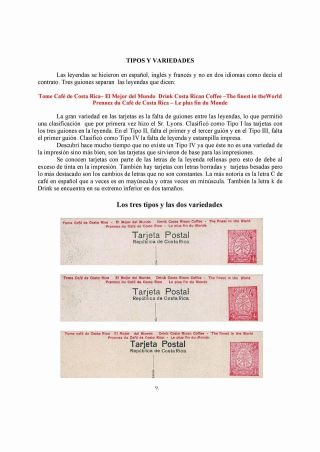 COSTA RICA: STATIONERY POSTCARDS FROM 1923 – sheet 11