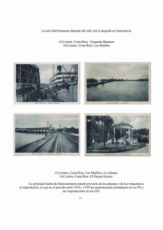 COSTA RICA: STATIONERY POSTCARDS FROM 1923 – sheet 15