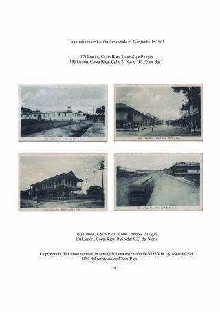 COSTA RICA: STATIONERY POSTCARDS FROM 1923 – sheet 16