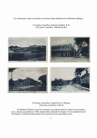 KOSTARIKA CELINOVÉ DOPISNICE 1923 – list 17