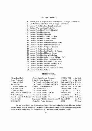 KOSTARIKA CELINOVÉ DOPISNICE 1923 – list 29