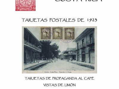 COSTA RICA: STATIONERY POSTCARDS FROM 1923