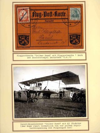 FIRST AIRMAIL ON RHINE AND ON MAIN – sheet 26