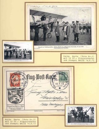 FIRST AIRMAIL ON RHINE AND ON MAIN – sheet 31
