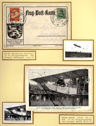 FIRST AIRMAIL ON RHINE AND ON MAIN – sheet 32