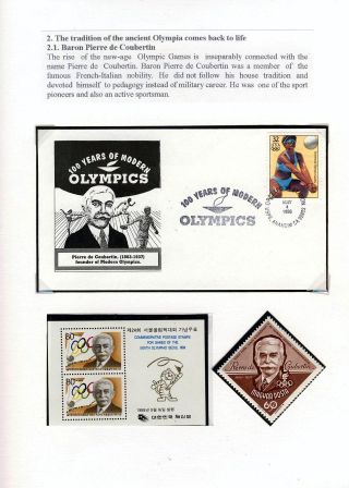 UNDER THE OLYMPIC FLAG – sheet 3