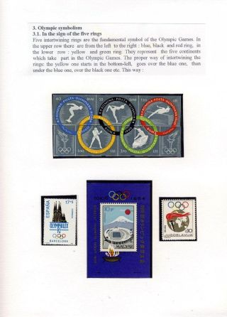 UNDER THE OLYMPIC FLAG – sheet 7