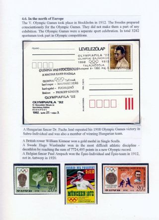 UNDER THE OLYMPIC FLAG – sheet 24