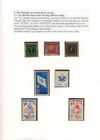 UNDER THE OLYMPIC FLAG – sheet 29