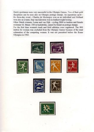 UNDER THE OLYMPIC FLAG – sheet 38