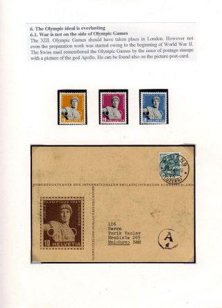 UNDER THE OLYMPIC FLAG – sheet 61