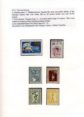 UNDER THE OLYMPIC FLAG – sheet 69
