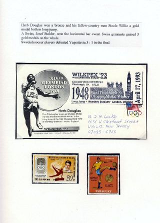 UNDER THE OLYMPIC FLAG – sheet 70