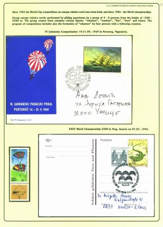 PARACHUTE AND SPORT – sheet 47