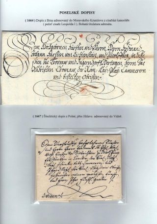 POŠTOVNÍ HISTORIE JIHOZÁPADNÍ MORAVY 1664-1918 – list 3