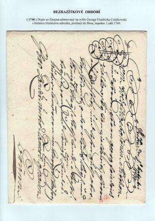 POŠTOVNÍ HISTORIE JIHOZÁPADNÍ MORAVY 1664-1918 – list 5