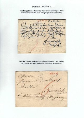POŠTOVNÍ HISTORIE JIHOZÁPADNÍ MORAVY 1664-1918 – list 10