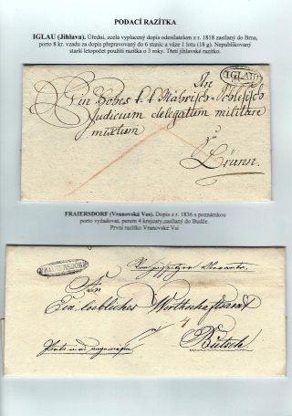 POŠTOVNÍ HISTORIE JIHOZÁPADNÍ MORAVY 1664-1918 – list 12