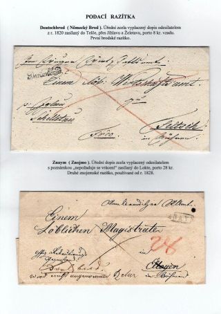 POŠTOVNÍ HISTORIE JIHOZÁPADNÍ MORAVY 1664-1918 – list 13