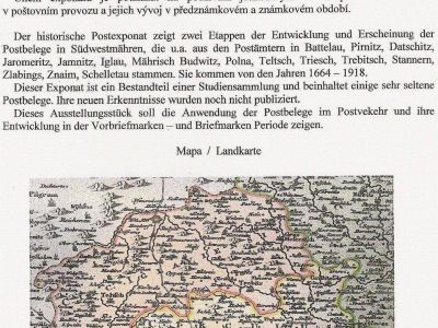 POSTAL HISTORY OF SOUTHWEST MORAVIA 1664-1918