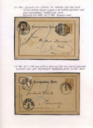 NACHGEBÜHR 1850-1928 – Blatt 35