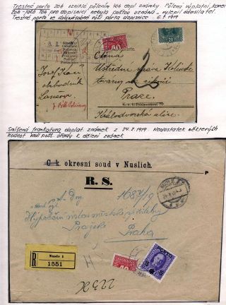 NACHGEBÜHR 1850-1928 – Blatt 77