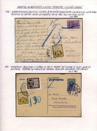 NACHGEBÜHR 1850-1928 – Blatt 87