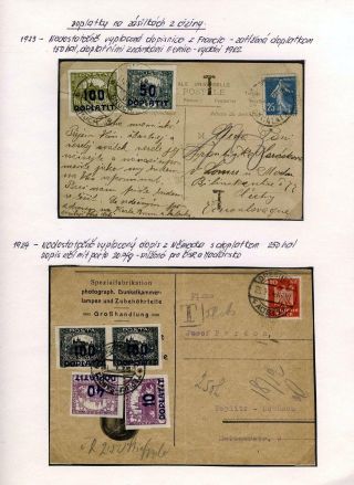 NACHGEBÜHR 1850-1928 – Blatt 91