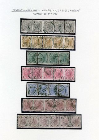 AUSTRIA - VIII. STAMP ISSUE 1890 – sheet 4