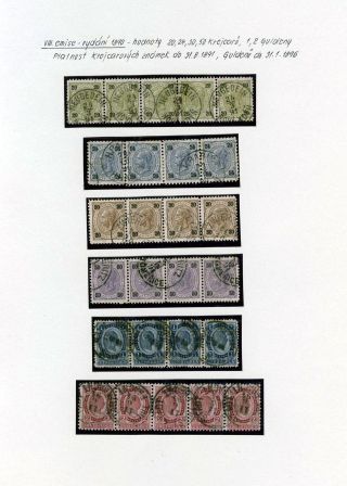 AUSTRIA - VIII. STAMP ISSUE 1890 – sheet 5