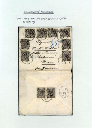 AUSTRIA - VIII. STAMP ISSUE 1890 – sheet 15