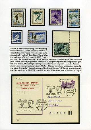 WINTER SPORTS AND OLYMPIC GAMES – sheet 6