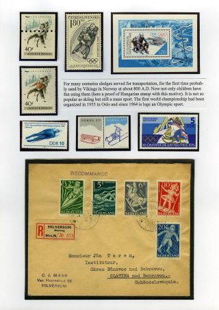 WINTER SPORTS AND OLYMPIC GAMES – sheet 13