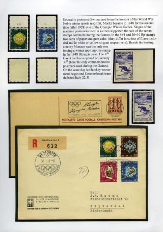 WINTER SPORTS AND OLYMPIC GAMES – sheet 44