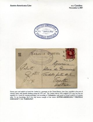 AUSTRO-AMERICANA LINE – sheet 6