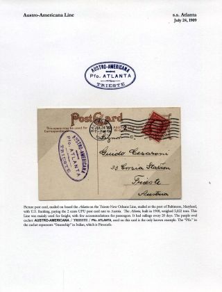 AUSTRO-AMERICANA LINE – sheet 8