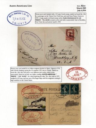 AUSTRO-AMERICANA LINE – sheet 16