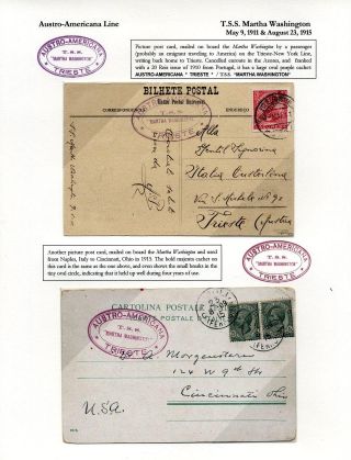AUSTRO-AMERICANA LINE – sheet 17
