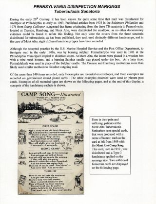 DESINFIZIERTE POST – Blatt 35