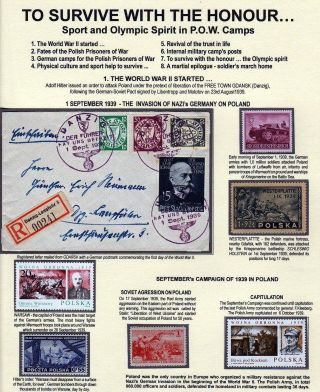 MIT DEM EHRE ÜBERLEBEN - SPORT UND OLYMPISCHES GEIT IN DIE GEFANGENENLAGERN – Blatt 1