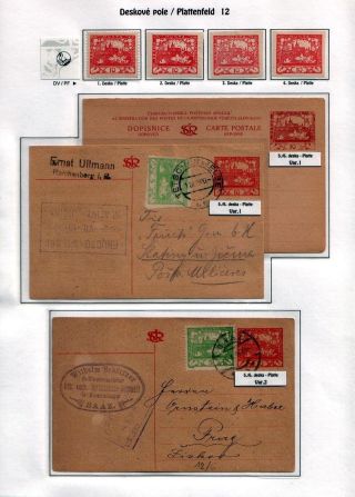 HRADCANY 10 H - V. and VI. PRINTING PLATE – sheet 3