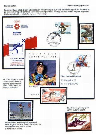 BIATHLON AT THE WINTER OLYMPIC GAMES – sheet 10