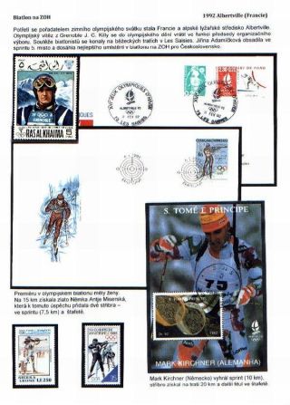 BIATHLON AT THE WINTER OLYMPIC GAMES – sheet 12