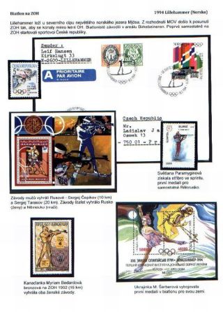 BIATHLON AT THE WINTER OLYMPIC GAMES – sheet 13