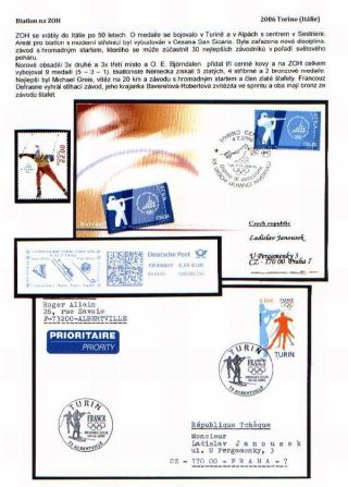 BIATHLON AT THE WINTER OLYMPIC GAMES – sheet 16
