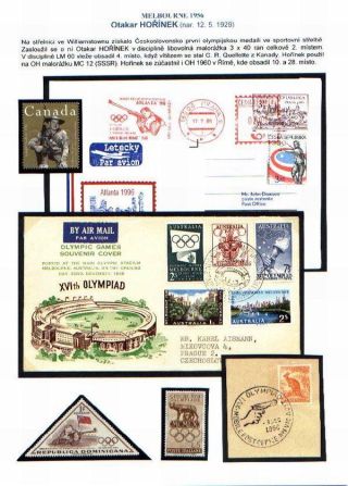 MEDALS OF CZECH AND SLOVAK SHOOTERS AT OLYMPICS 1956-2004 – sheet 2
