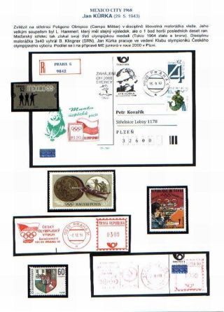 MEDALS OF CZECH AND SLOVAK SHOOTERS AT OLYMPICS 1956-2004 – sheet 4